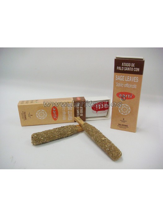 Sahumerio Aarti  Palo Santo con Salvia 9cm